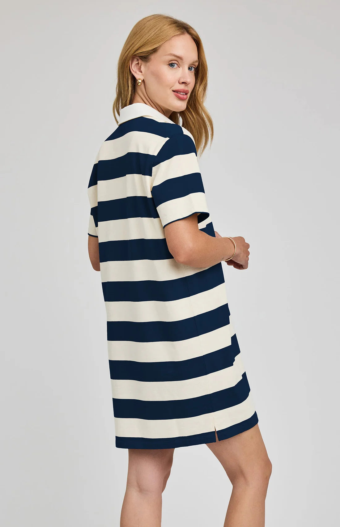Gentle Fawn Colbie Dress Navy Stripe