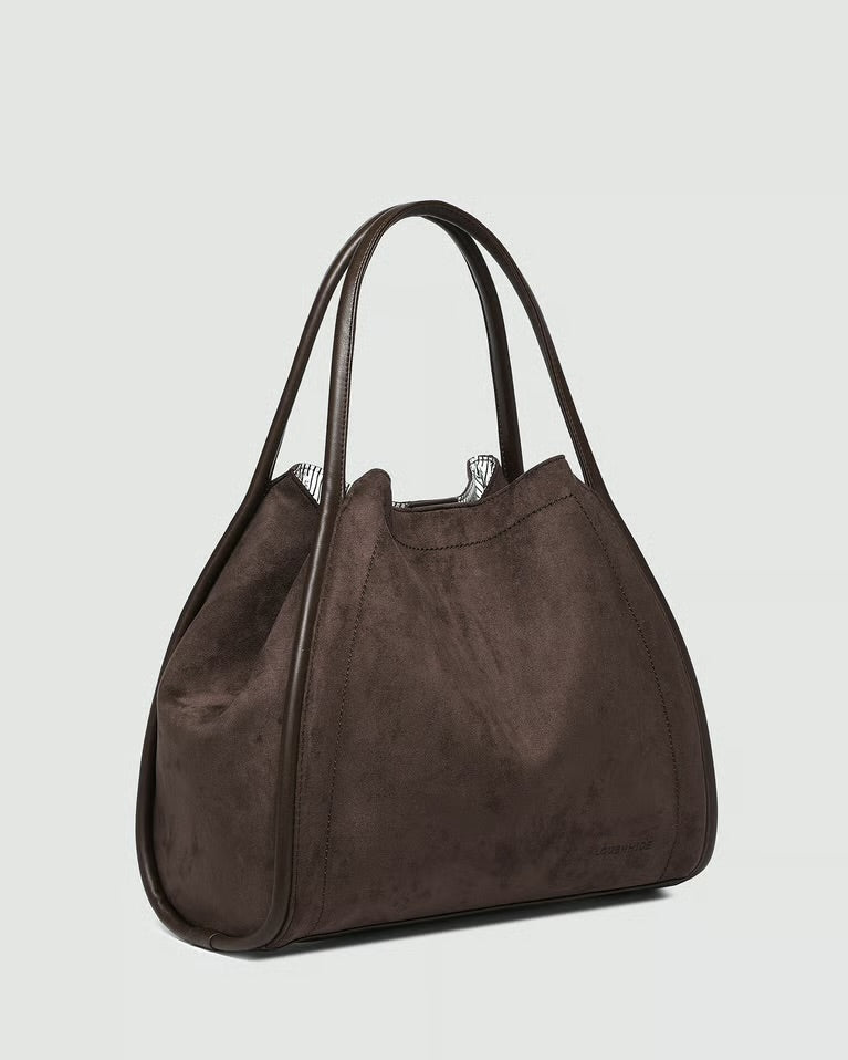 Louenhide Sutton Shoulder Bag Suede Chocolate