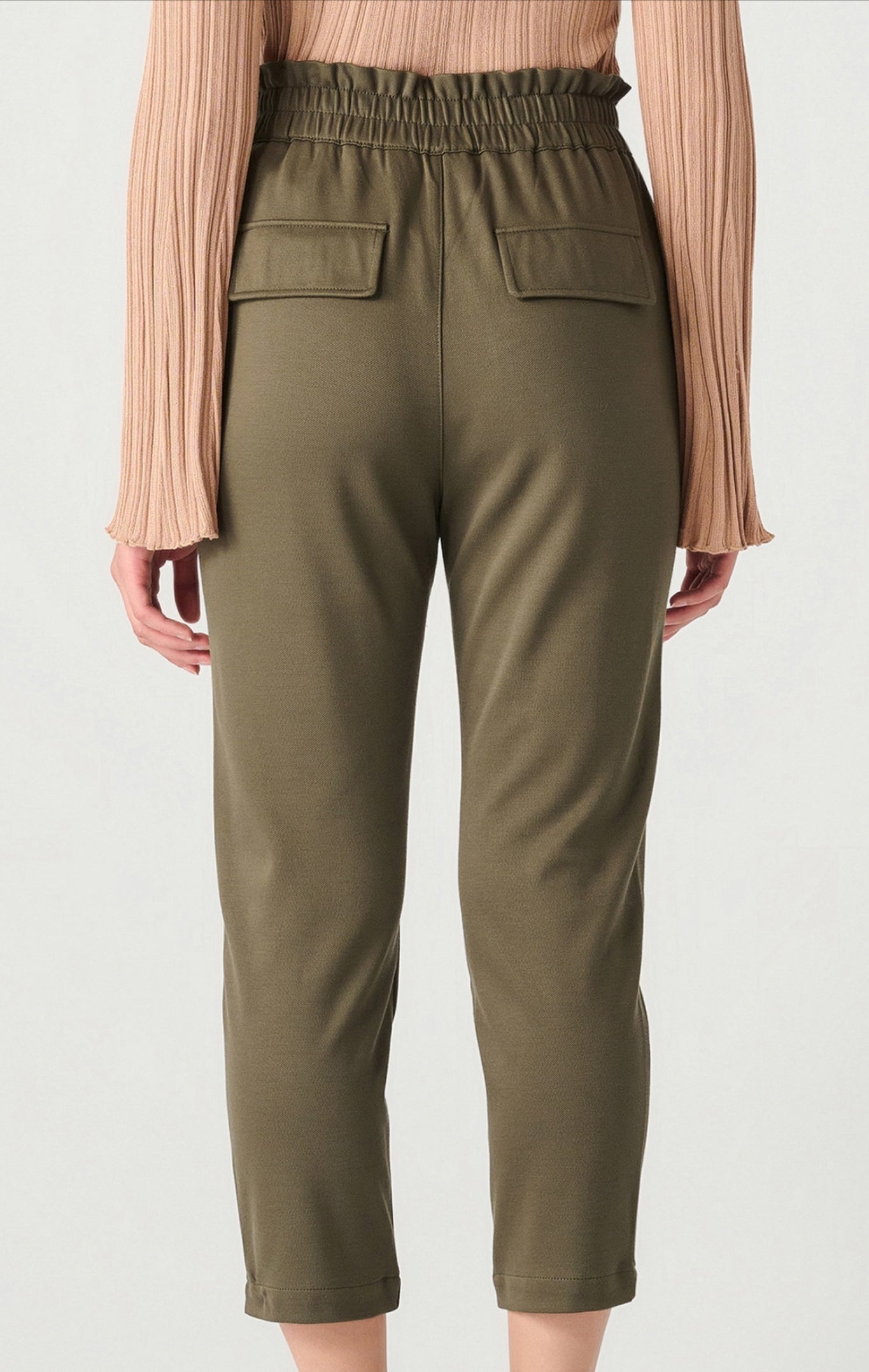 Dex Straight Leg Trousers Deep Green