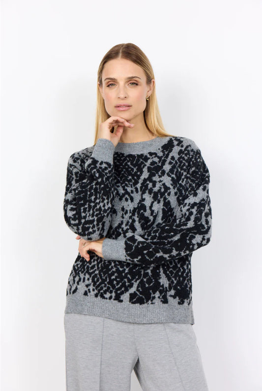Soya Concept Vendi Pullover Sweater Grey