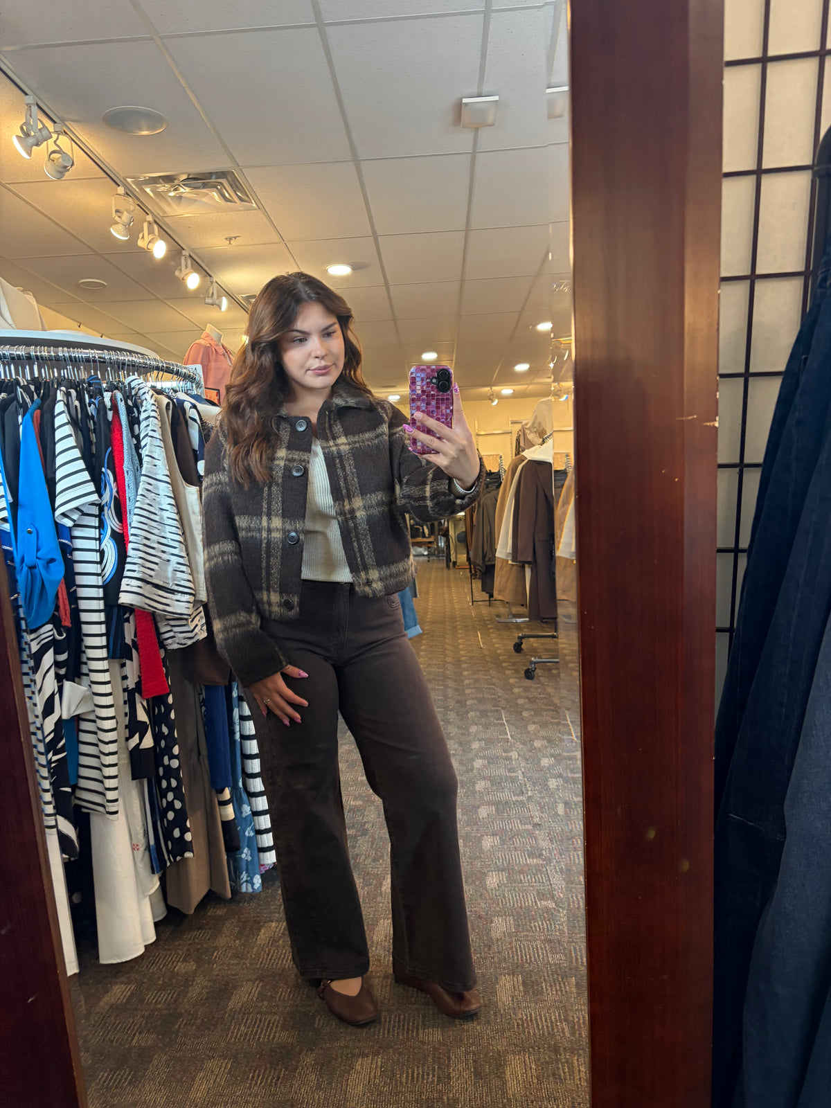 Dex Plaid Bomber Jacket