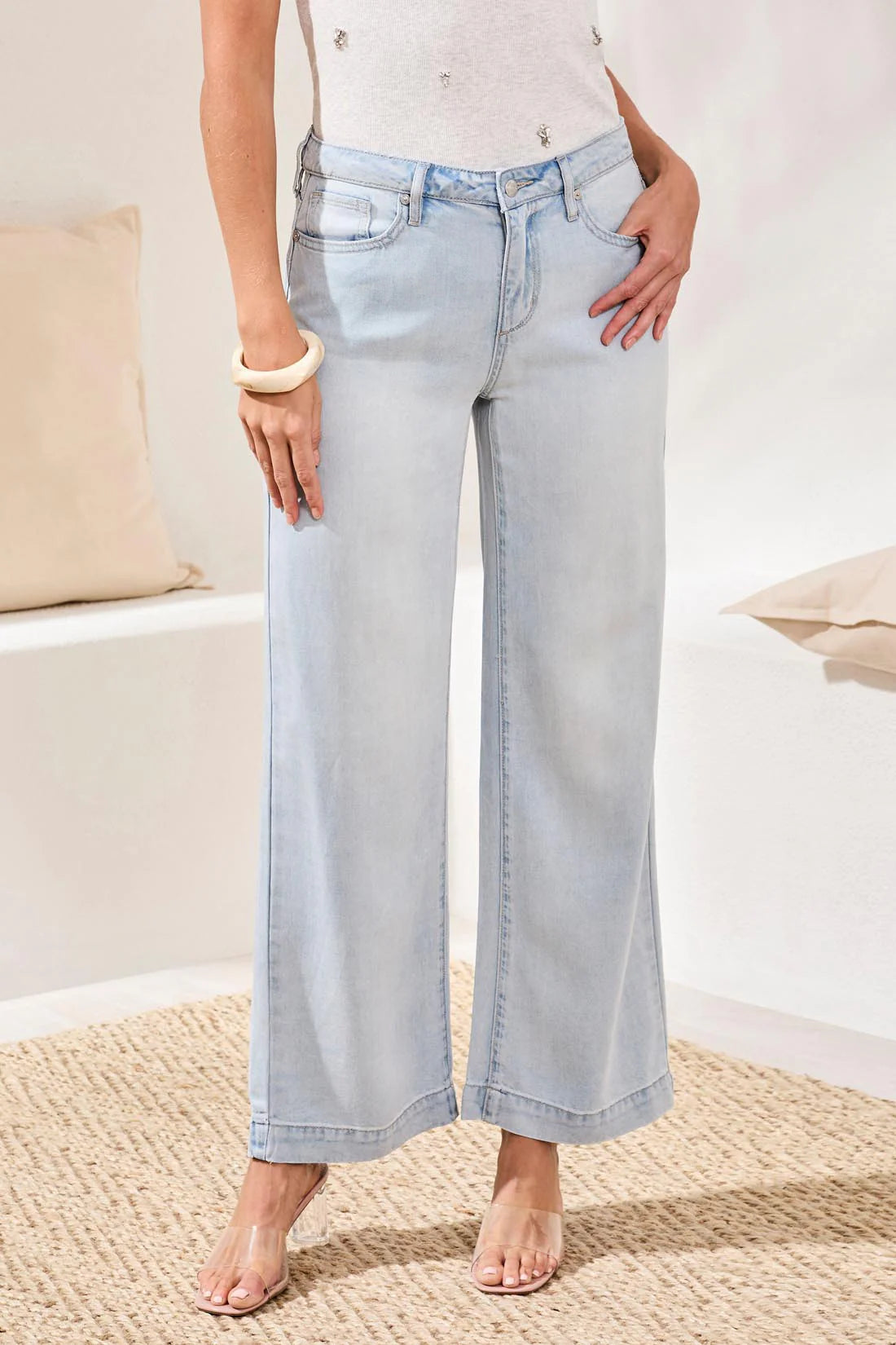 Tribal Audrey Palazzo Soft Jeans