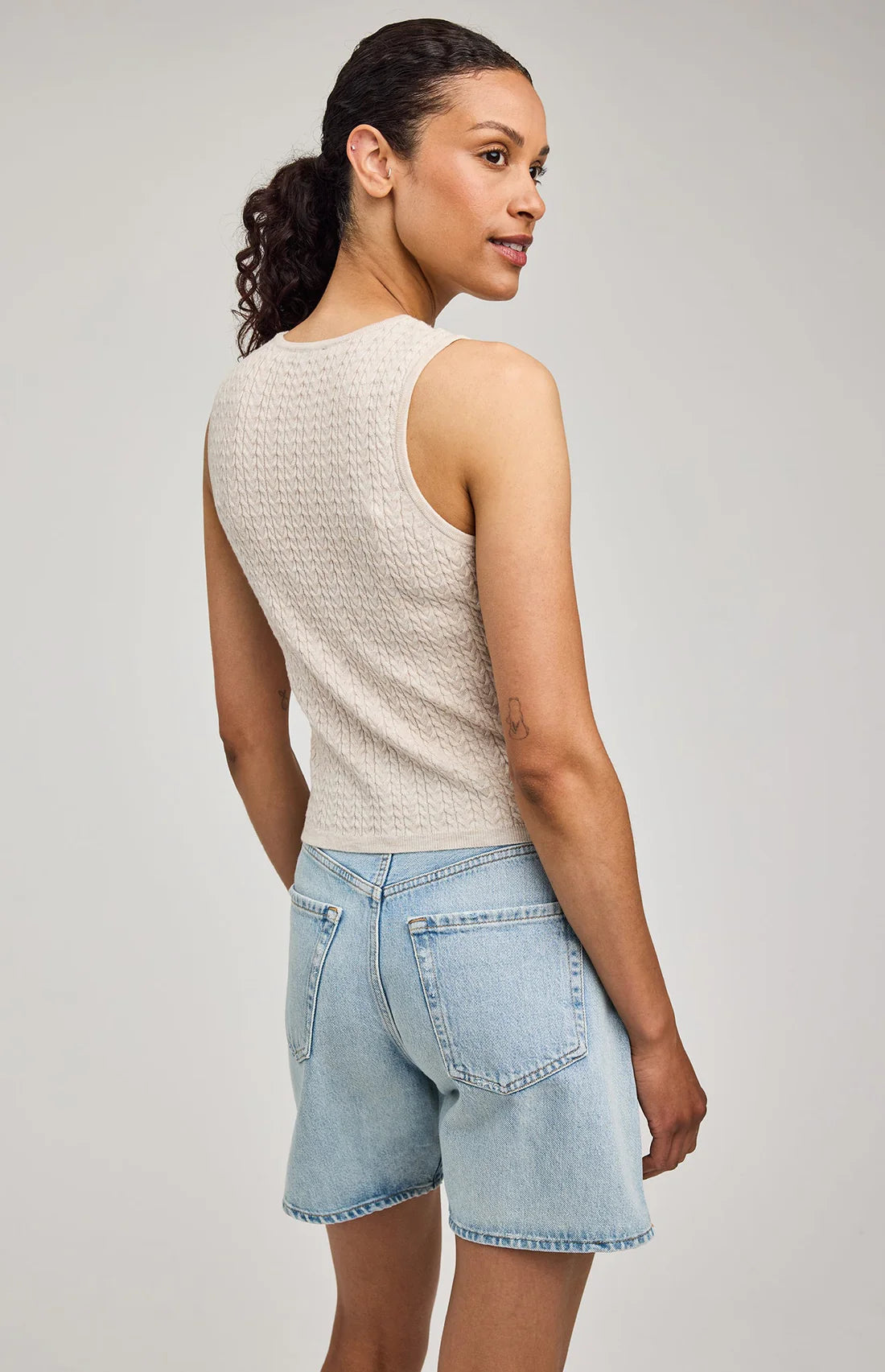 Gentle Fawn Skye Knit Tank Heather Oatmeal