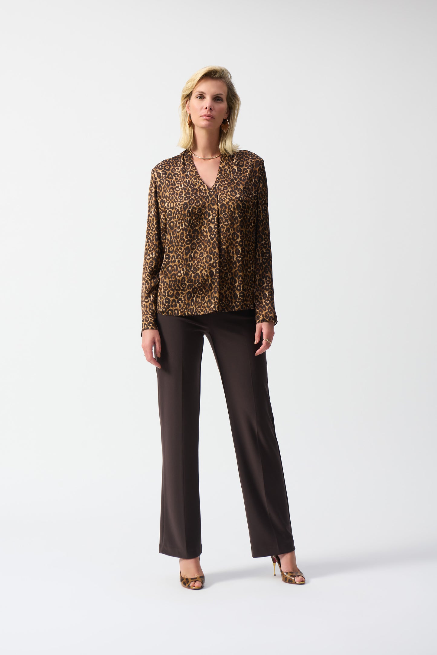 Satin Animal Print Top
244253