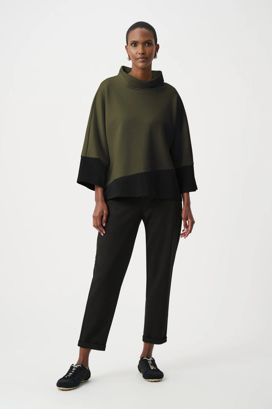Scuba Jersey Color Block Trapeze Top
263641