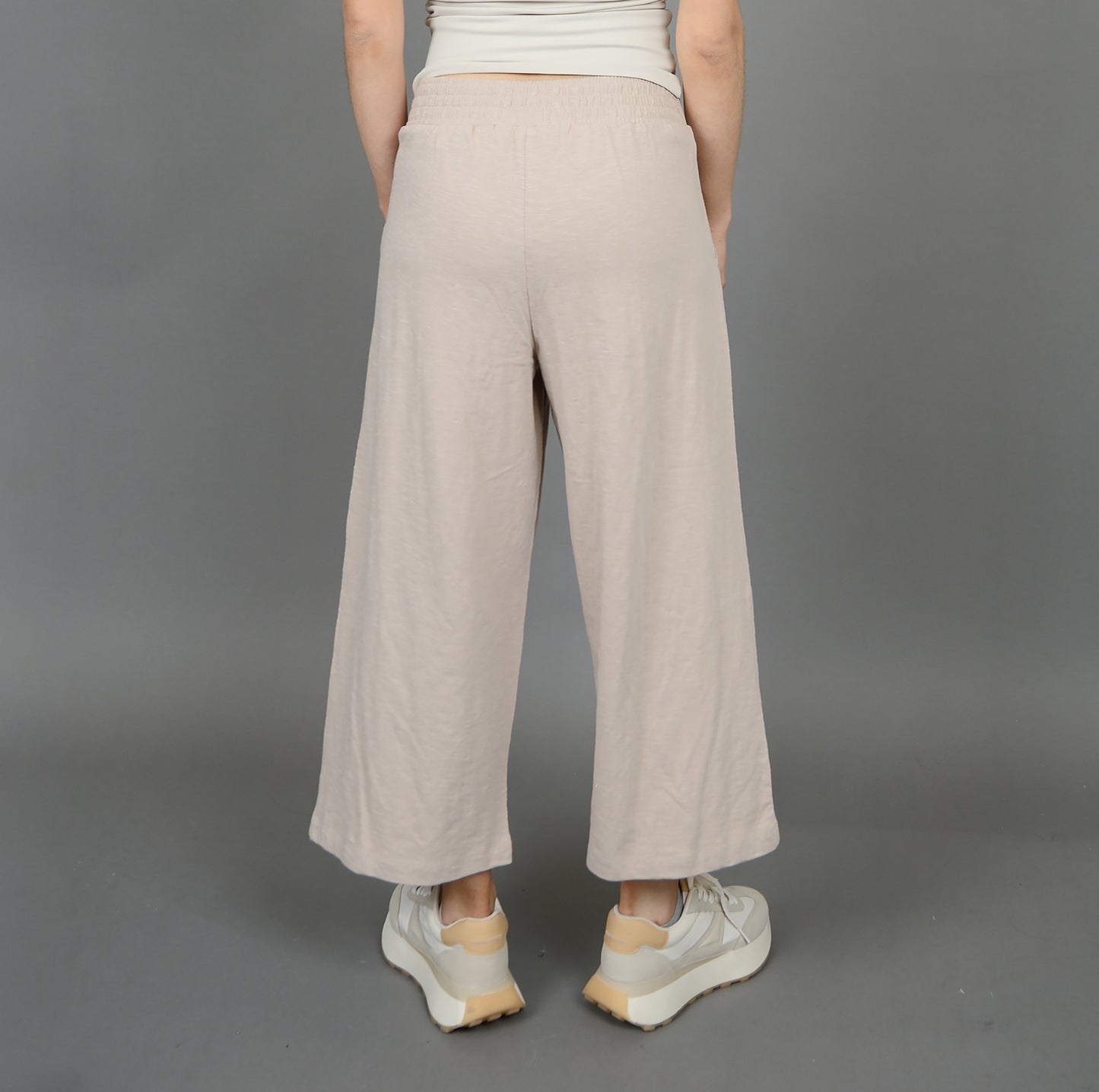 RD Style Victoriana Wide Leg Cropped Pants Moonlight