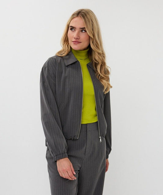 Esqualo Pin Stripe Jacket Grey