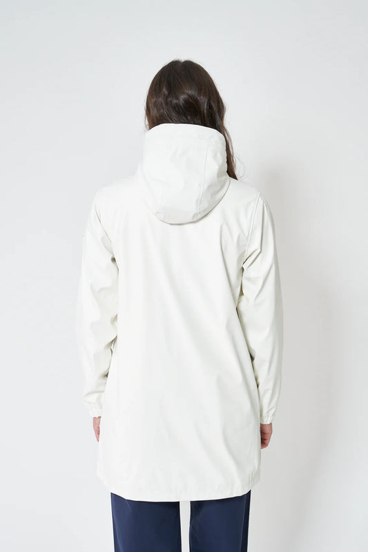 Batela Polyurethane Raincoat White