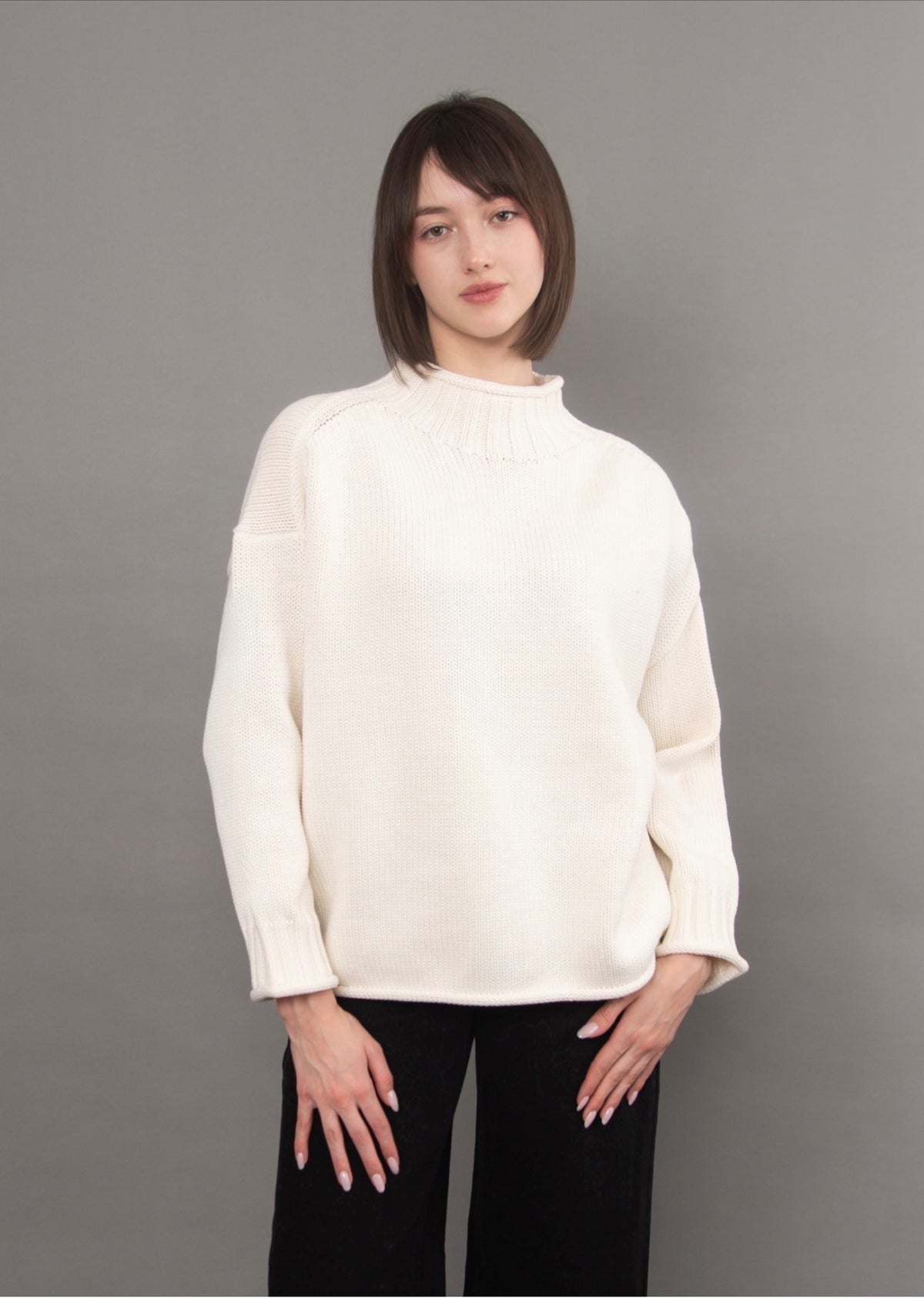 RD Style Lucretia Funnel Neck Sweater