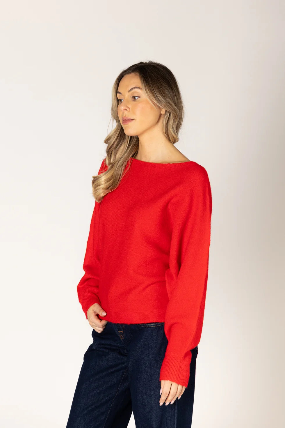 Lyla & Luxe Nobu Off-Shoulder Sweater