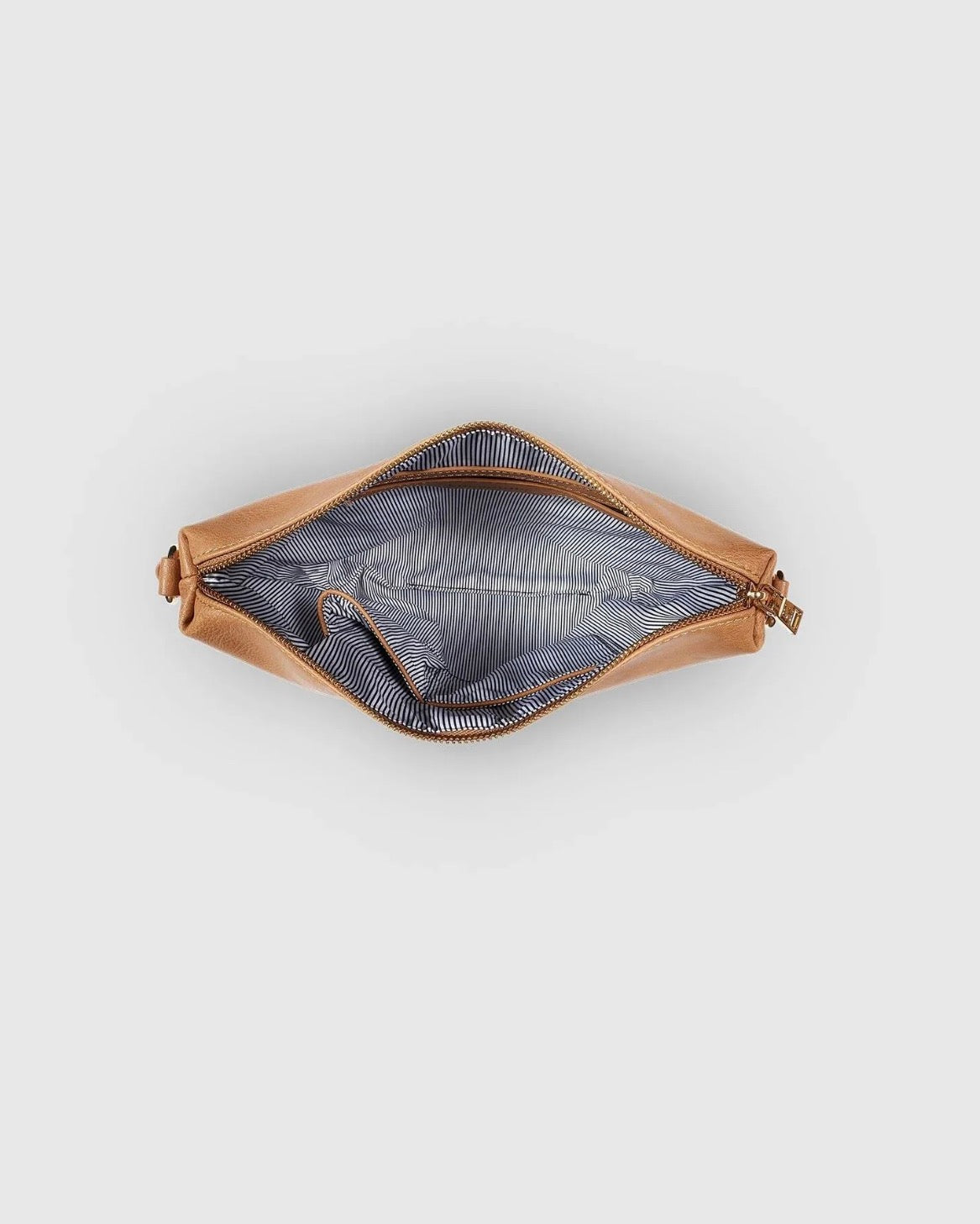 Louenhide Kasey Stripe Crossbody Bag Camel