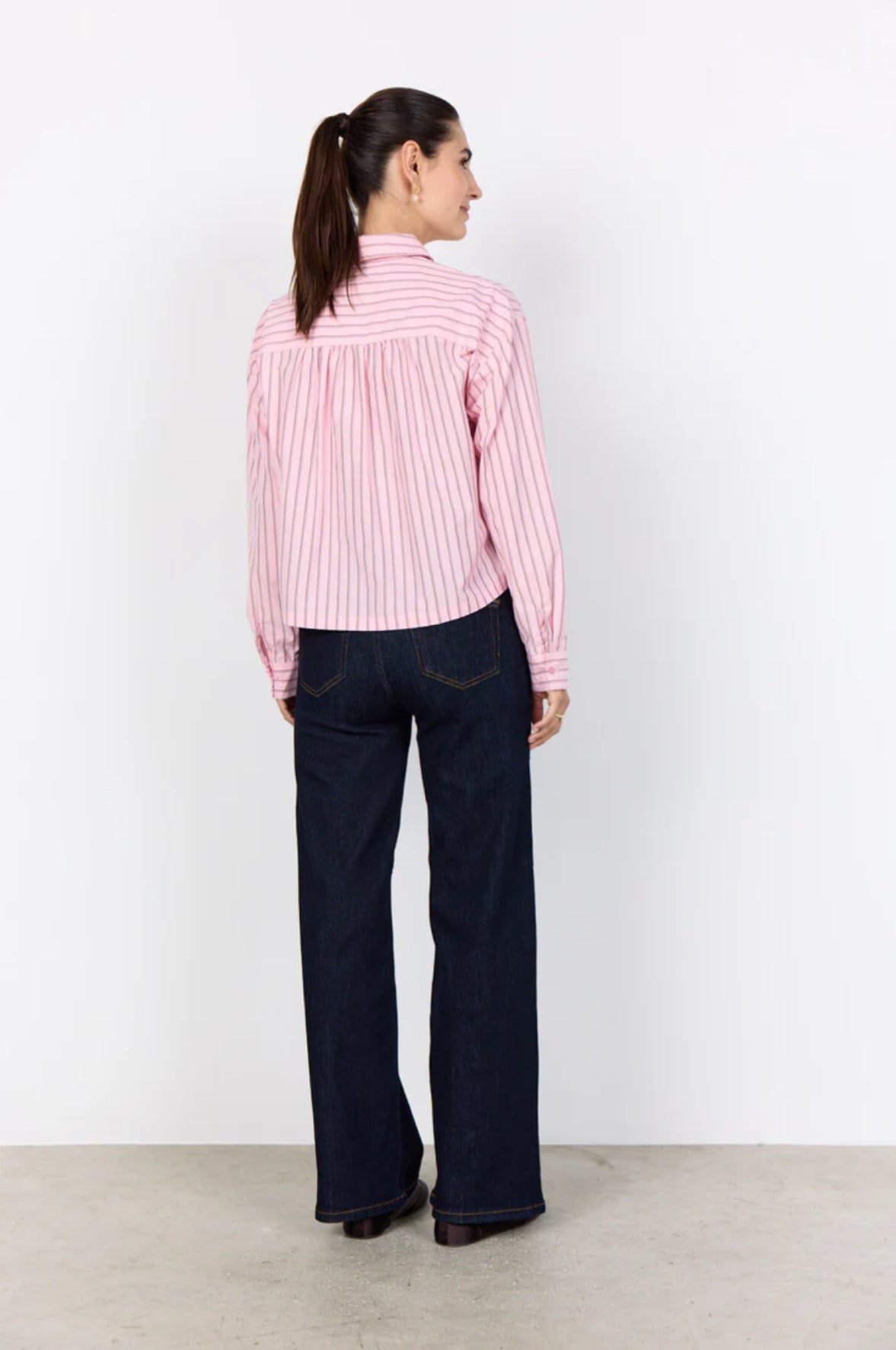 Soya Concept Bardot Shirt Light Pink