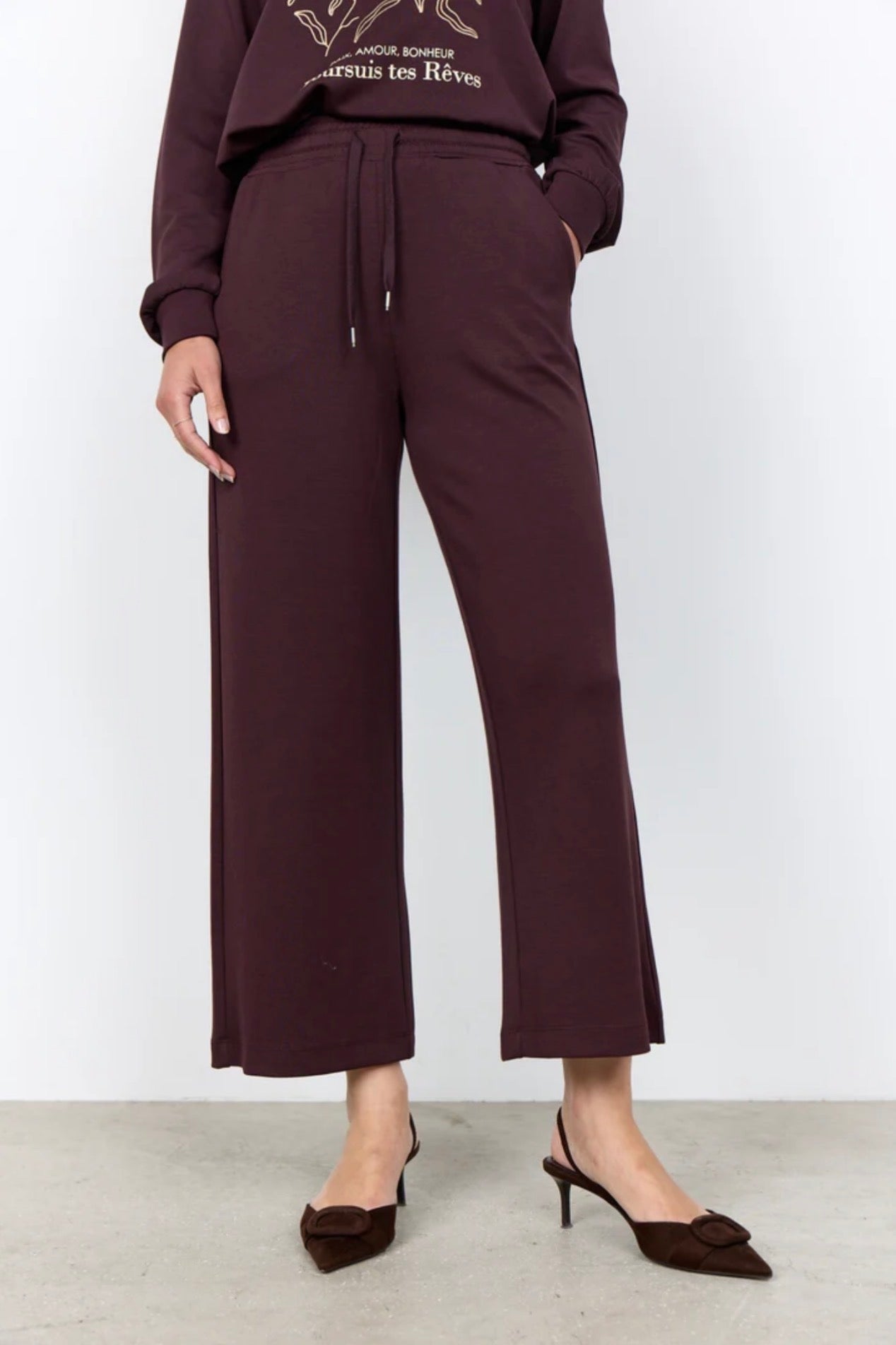 Soya Concept Banu Pants Dark Plum