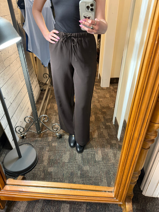 RD Style Merry Drawstring Pants Espresso