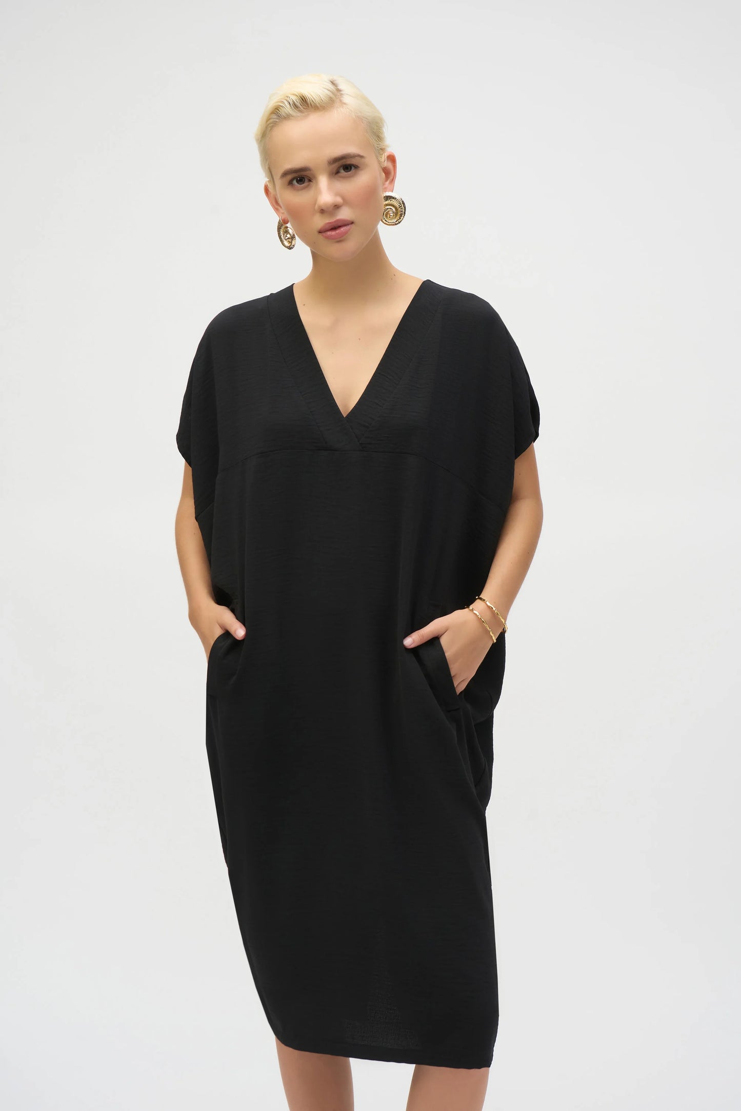 Joseph Ribkoff Gauze Short Sleeve Cocoon Dress 252160