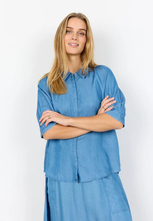 Soya Concept Liv Shirt Light Blue