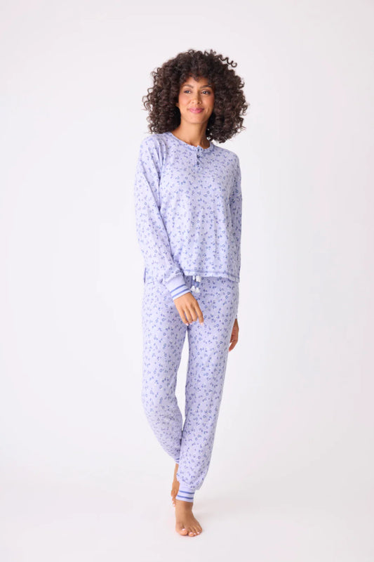 PJ Salvage Peace & Love Ditsy Floral Pj Set