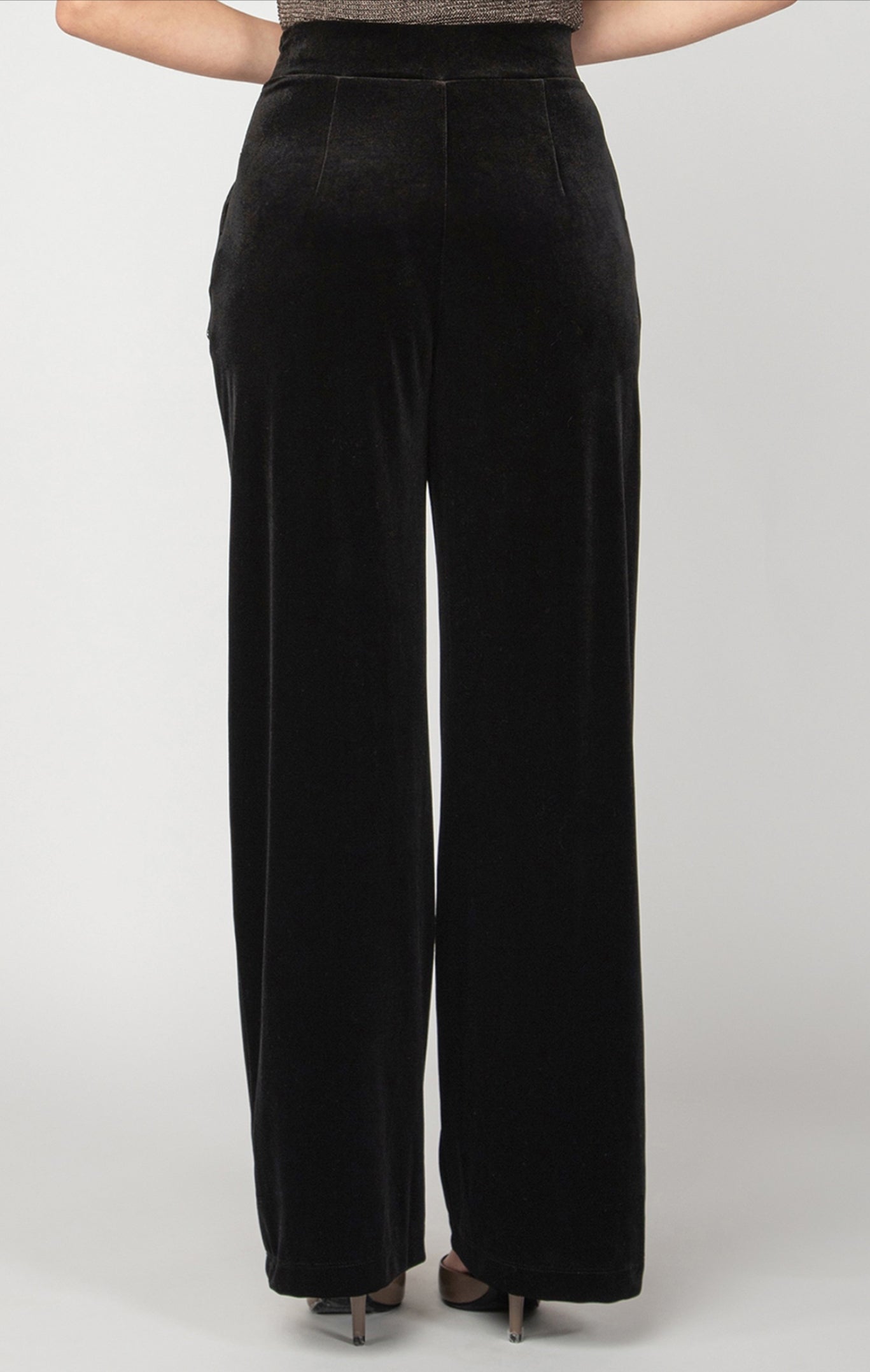 Dex Wide Leg Velour Pants