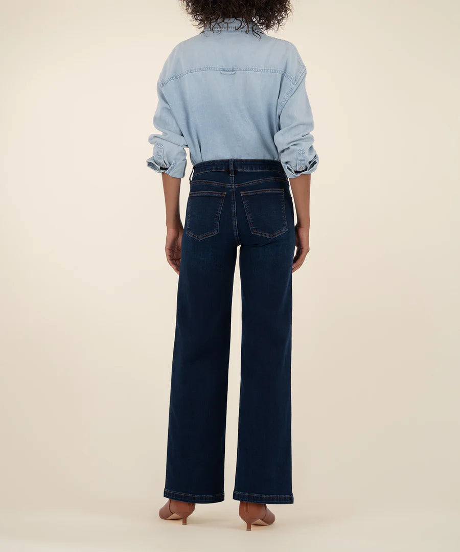 Kut Jean High Rise Wide Leg Jeans Attributable