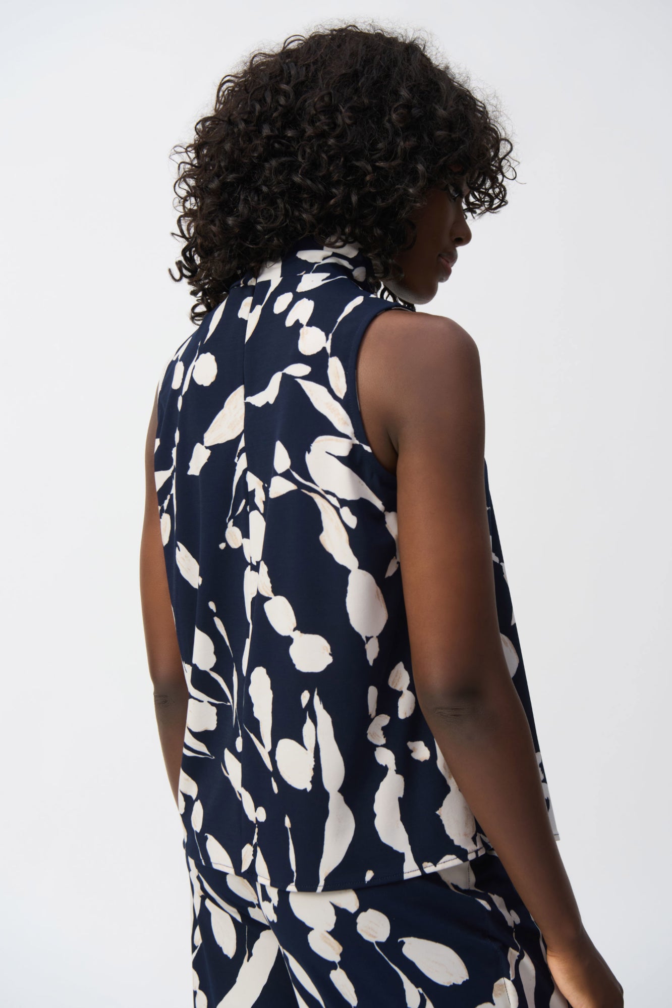 Joseph Ribkoff Silky Knit Abstract Print Sleeveless Top 251251