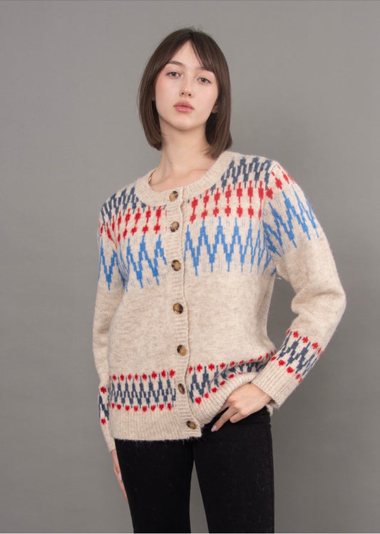 RD Style Risa Jacquard Cardigan