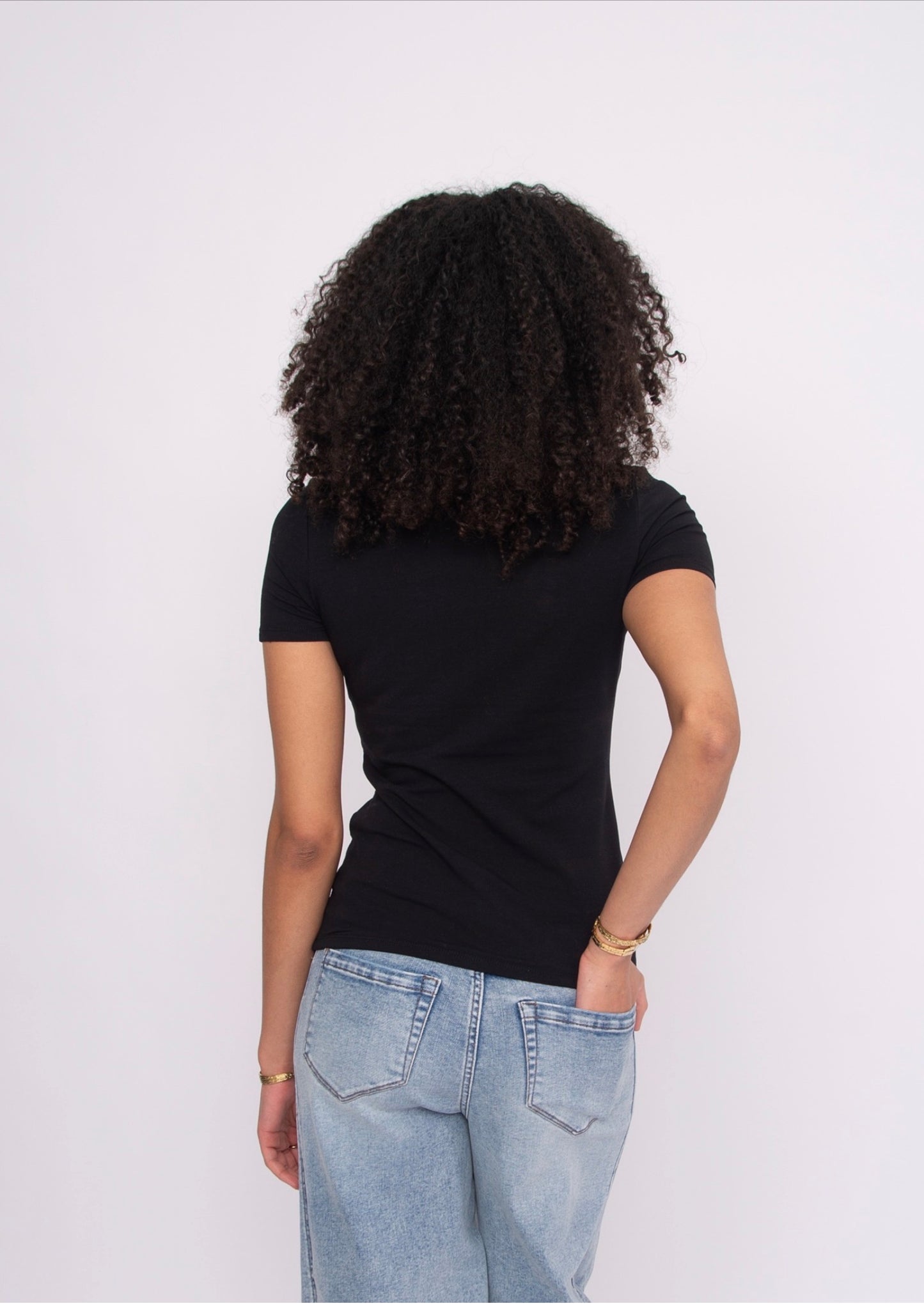Second Skin Roxi Cotton Core Top Black
