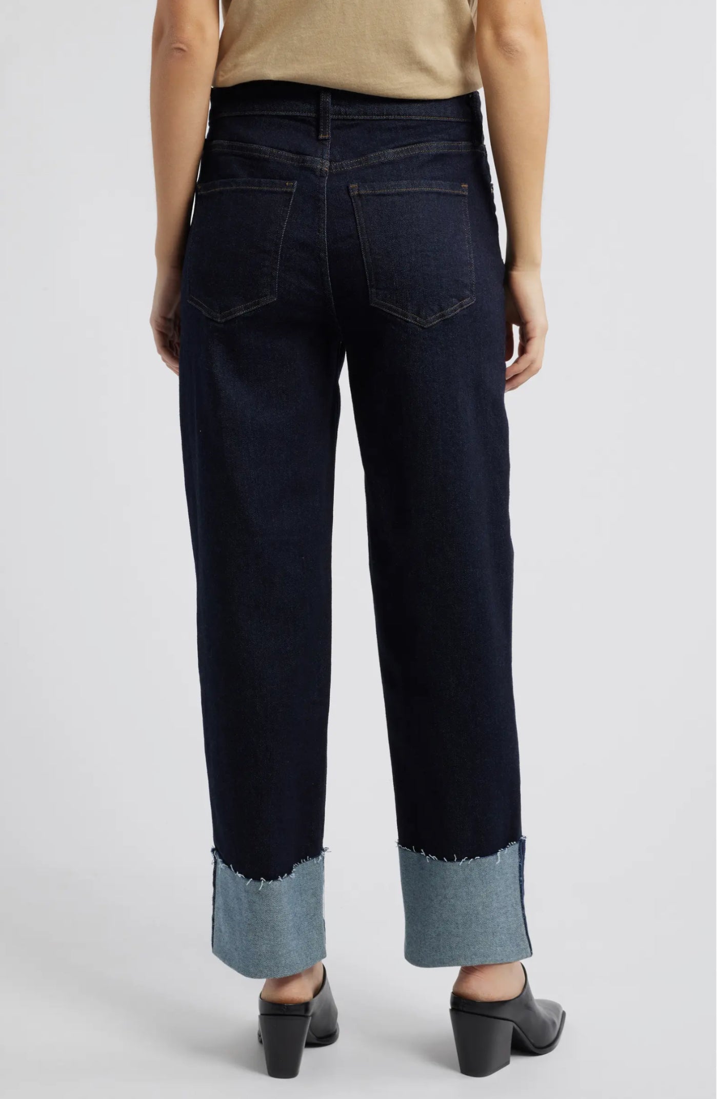 Kut Fay High Rise Cuffed Hem Jeans