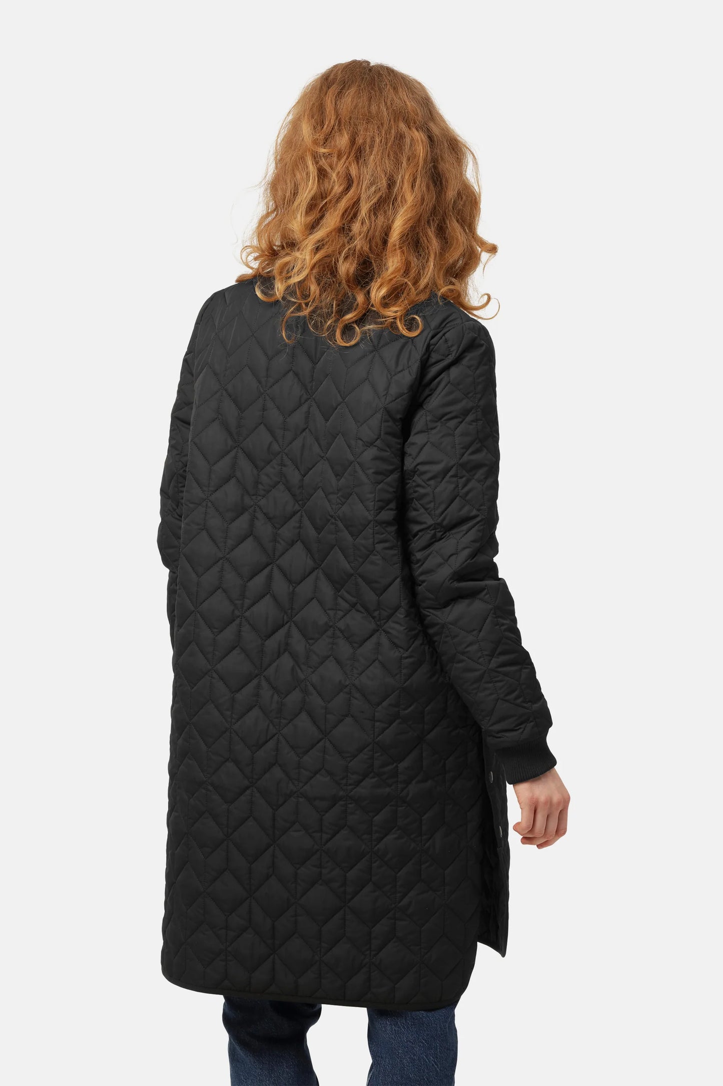 Ilse Jacobsen Padded Quilt Coat/Jacket Black