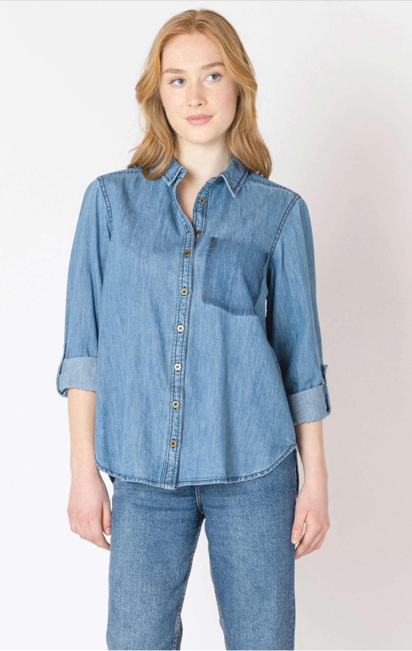 Dex Washed Pocket Denim Shirt