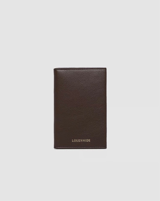Louenhide Venice Passport Holder Chocolate