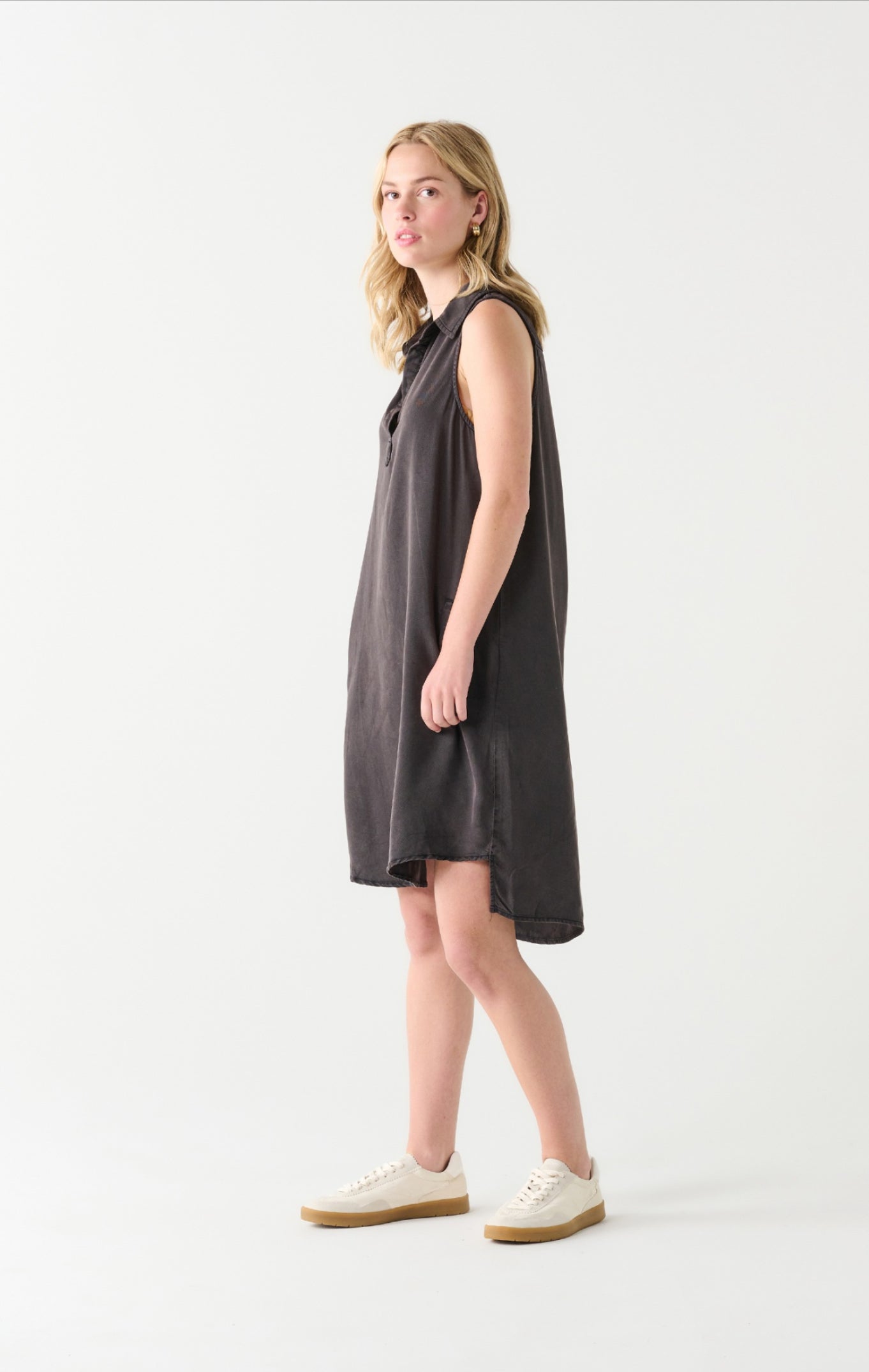 Dex A-Line Tencel Knee Length Dress