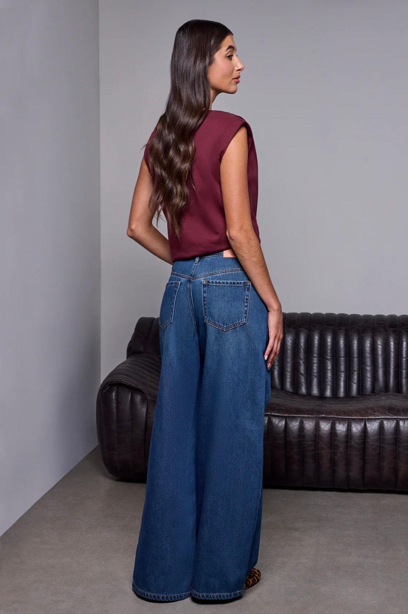 Tribal Brooke Girlfriend Drama Wide Leg Jeans