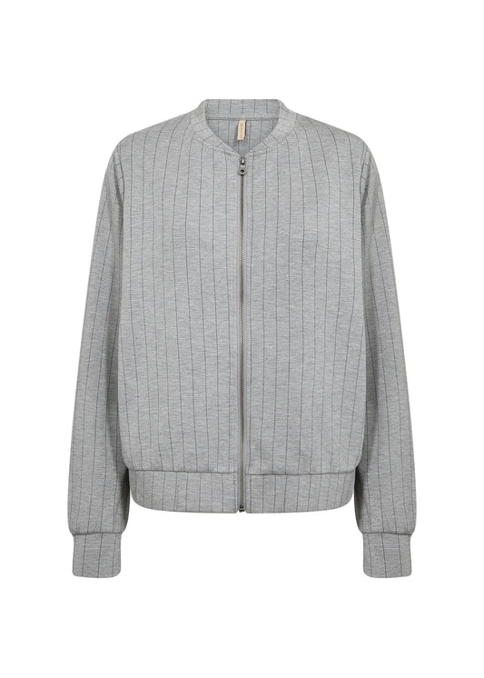 Soya Concept Vivi Striped Cardigan Grey
