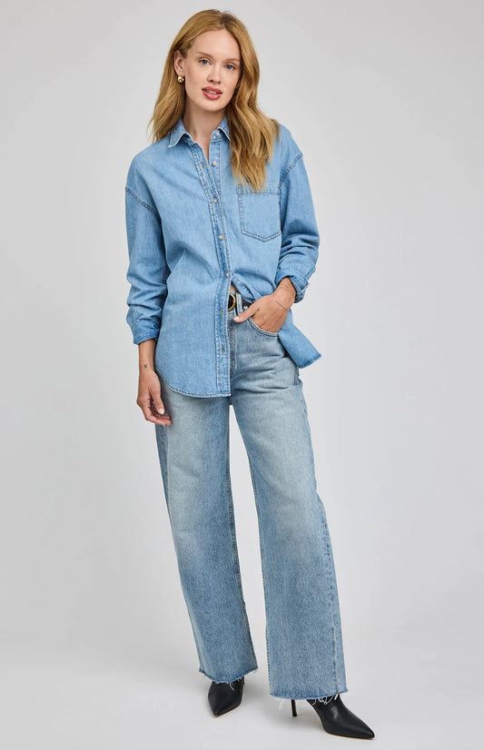 Gentle Fawn Whitney Denim Button Down Shirt