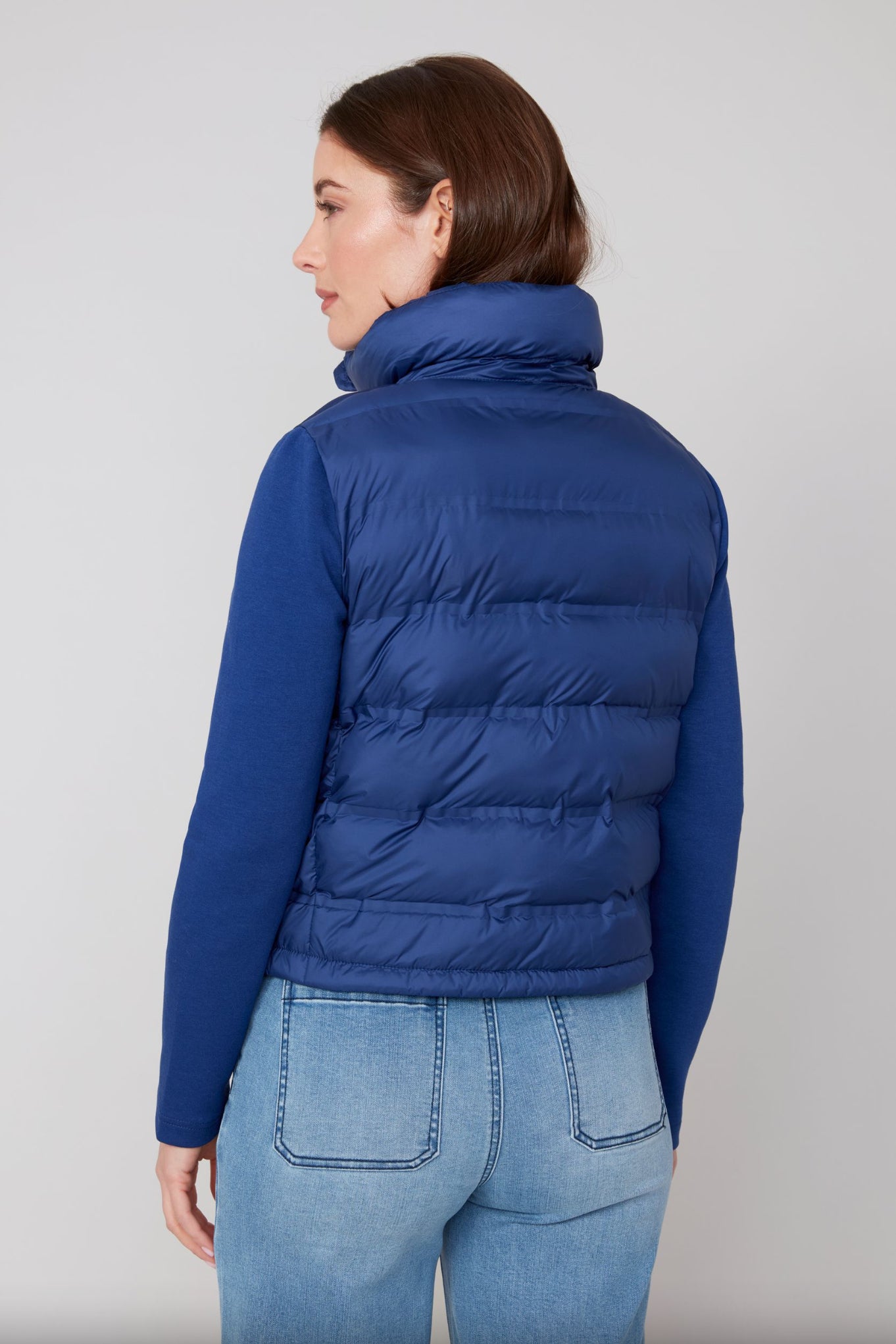 Renuar Cropped Puffer Jacket Oxford