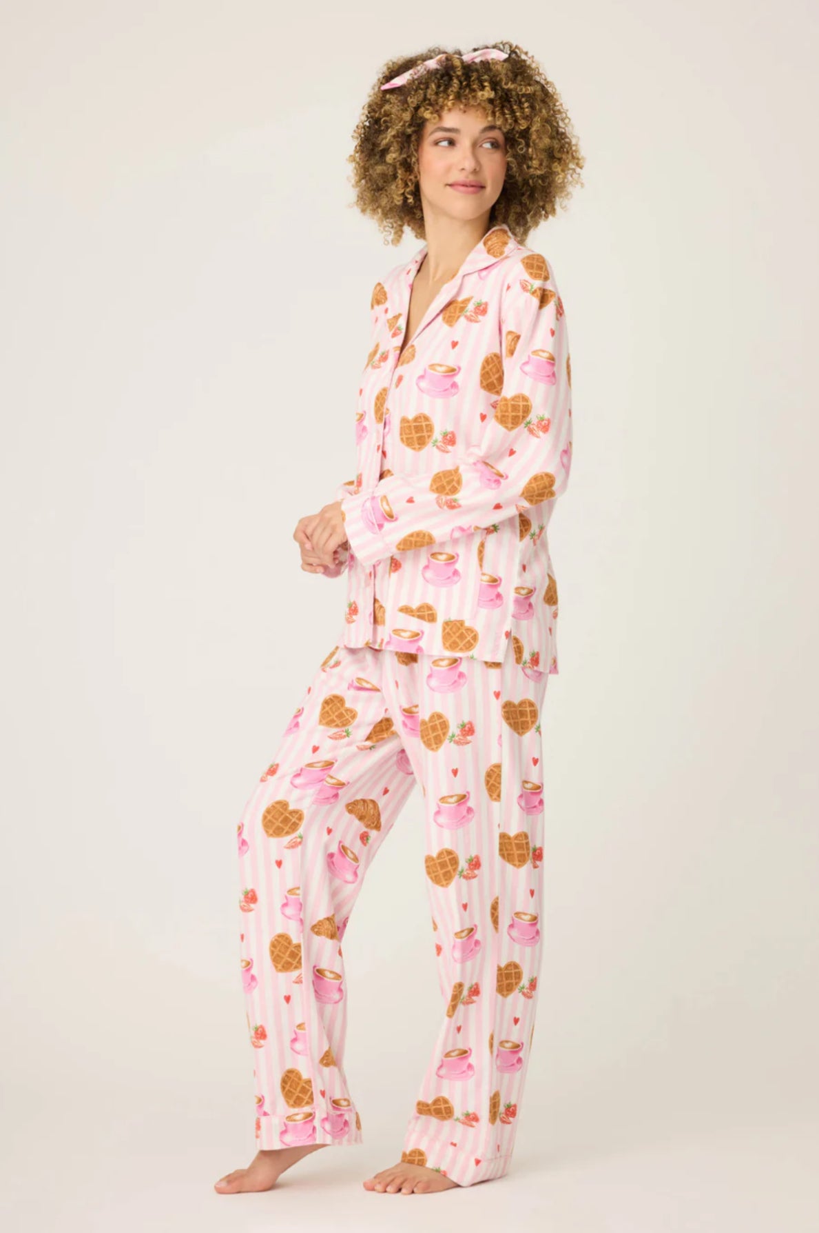 PJ Salvage Brunch Club Flannel Pj Set