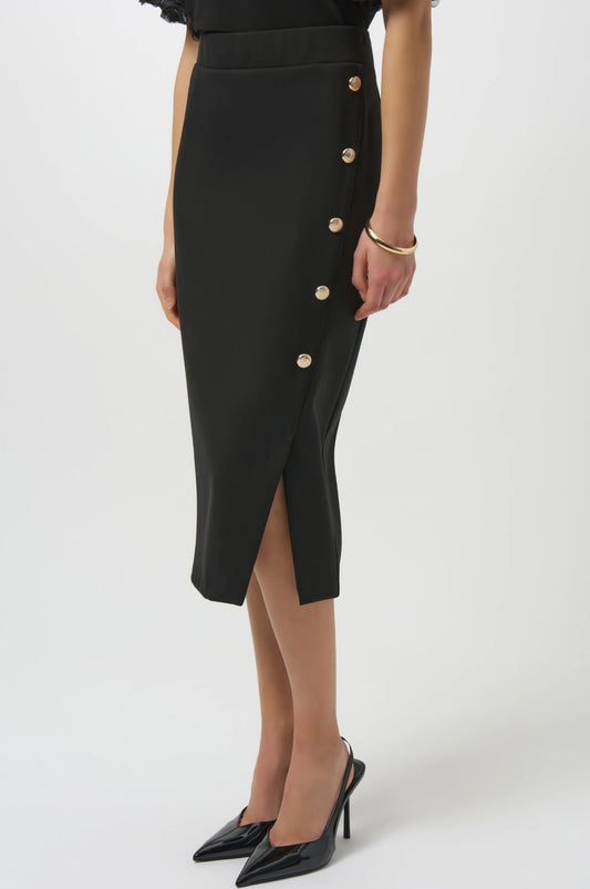 Joseph Ribkoff Heavy Knit Pull-On Pencil Skirt 254001