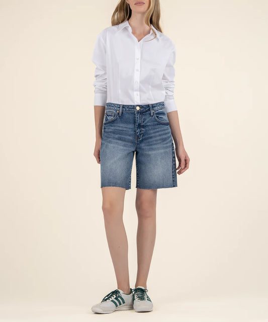 Kut Hailey High Rise Bermuda Shorts