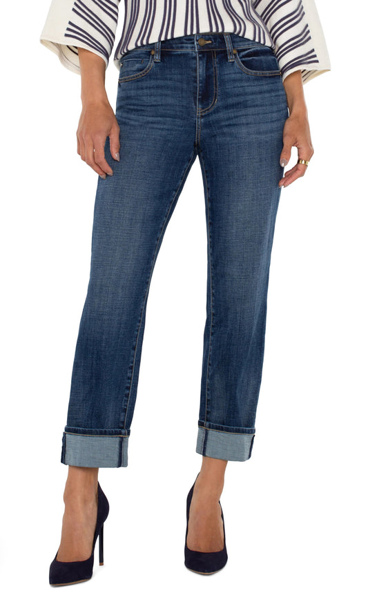 Liverpool Marley Cuffed Girlfriend Jeans