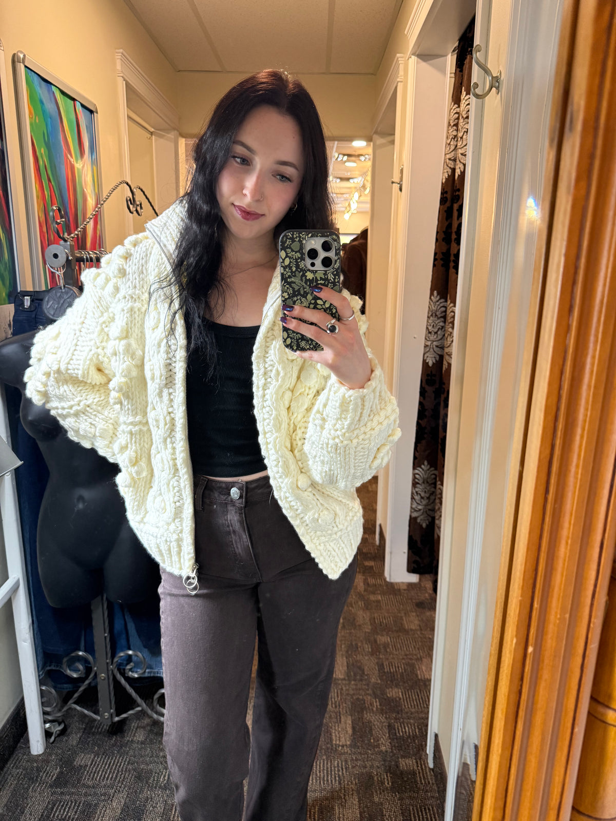 Shannon Passero Elena Zip Up Cardigan