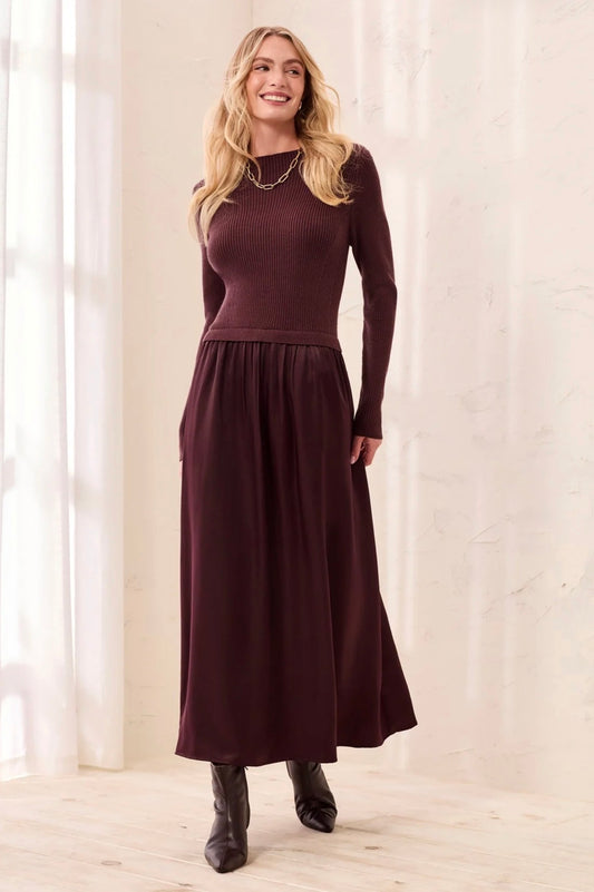 Tribal Mixed Media Maxi Dress