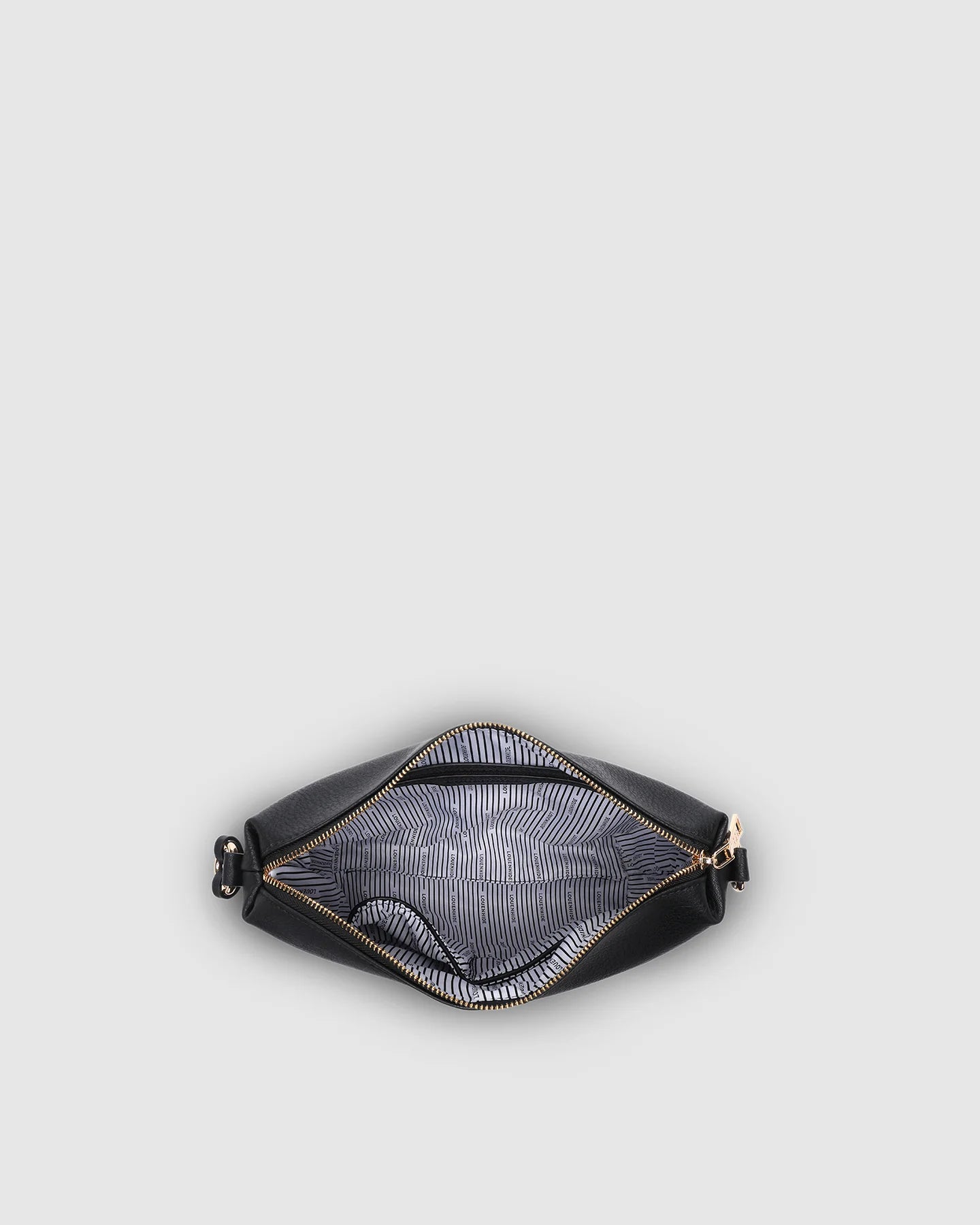 Louenhide Kasey Stripe Crossbody Bag Black