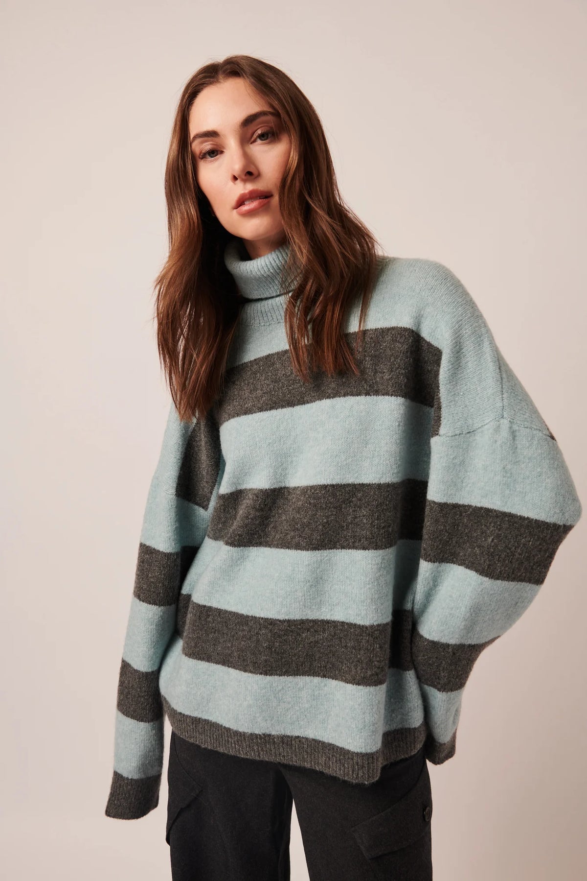 Line The Label Bronx Turtleneck Seashore