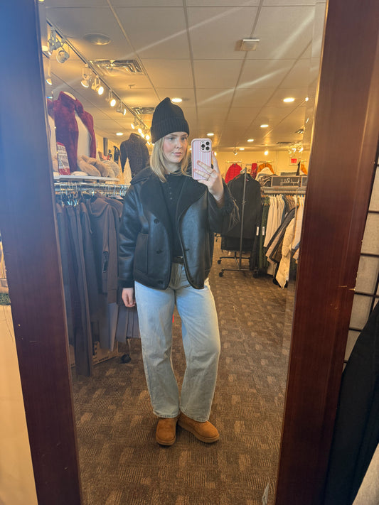 Lyla & Luxe Eco Knit Beanie Black