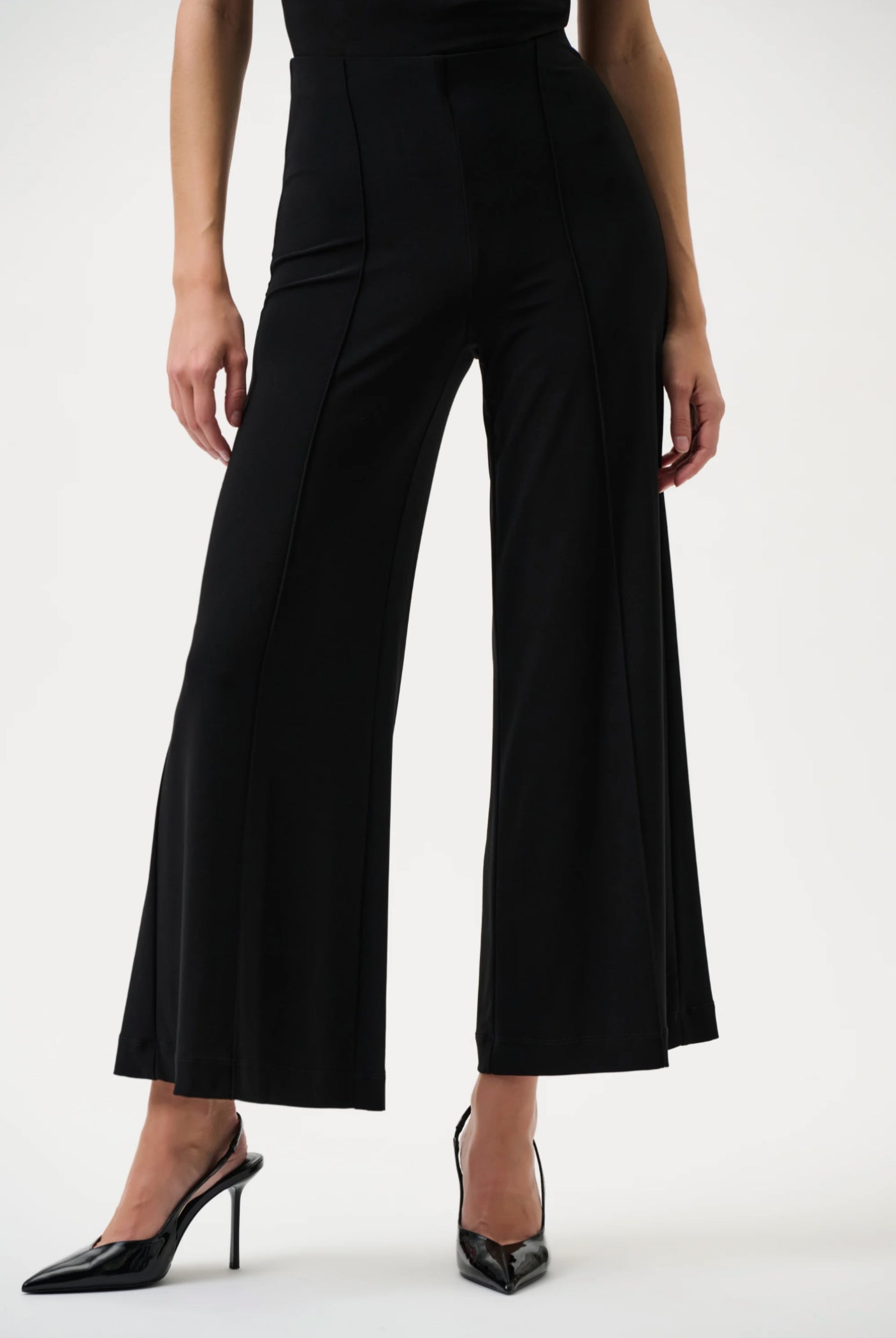 Joseph Ribkoff Classic Pull-On Wide Leg Pants Black 251017CO