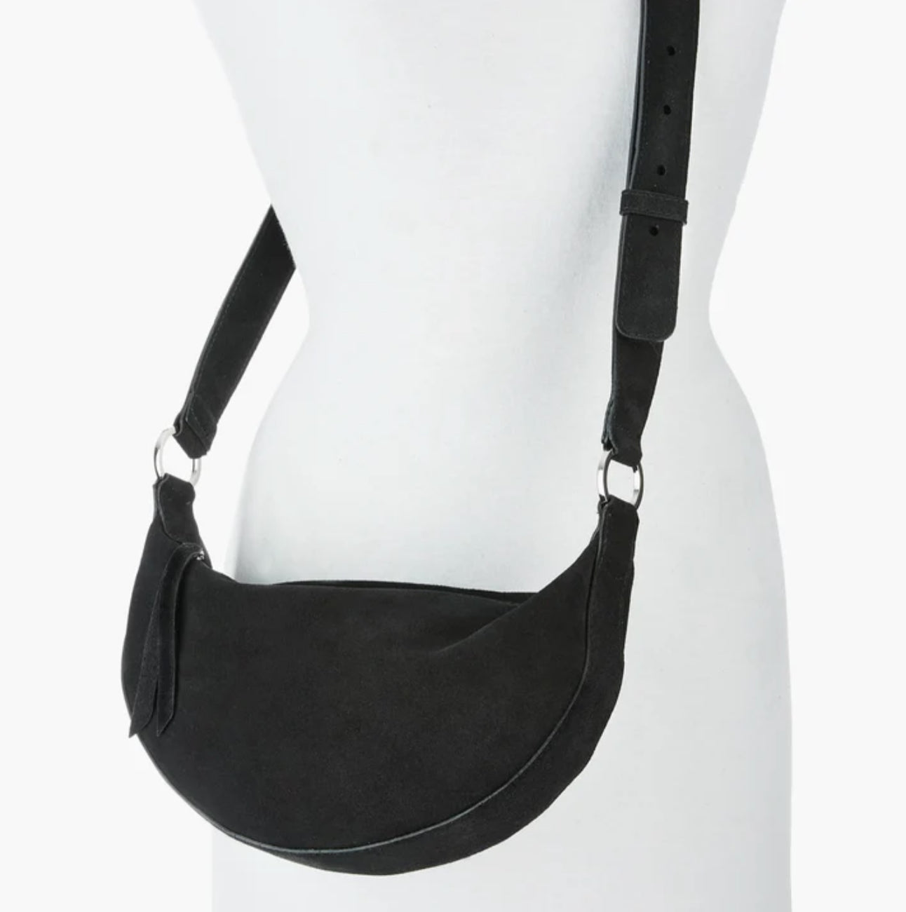 Brave Melany Suede Bag Black