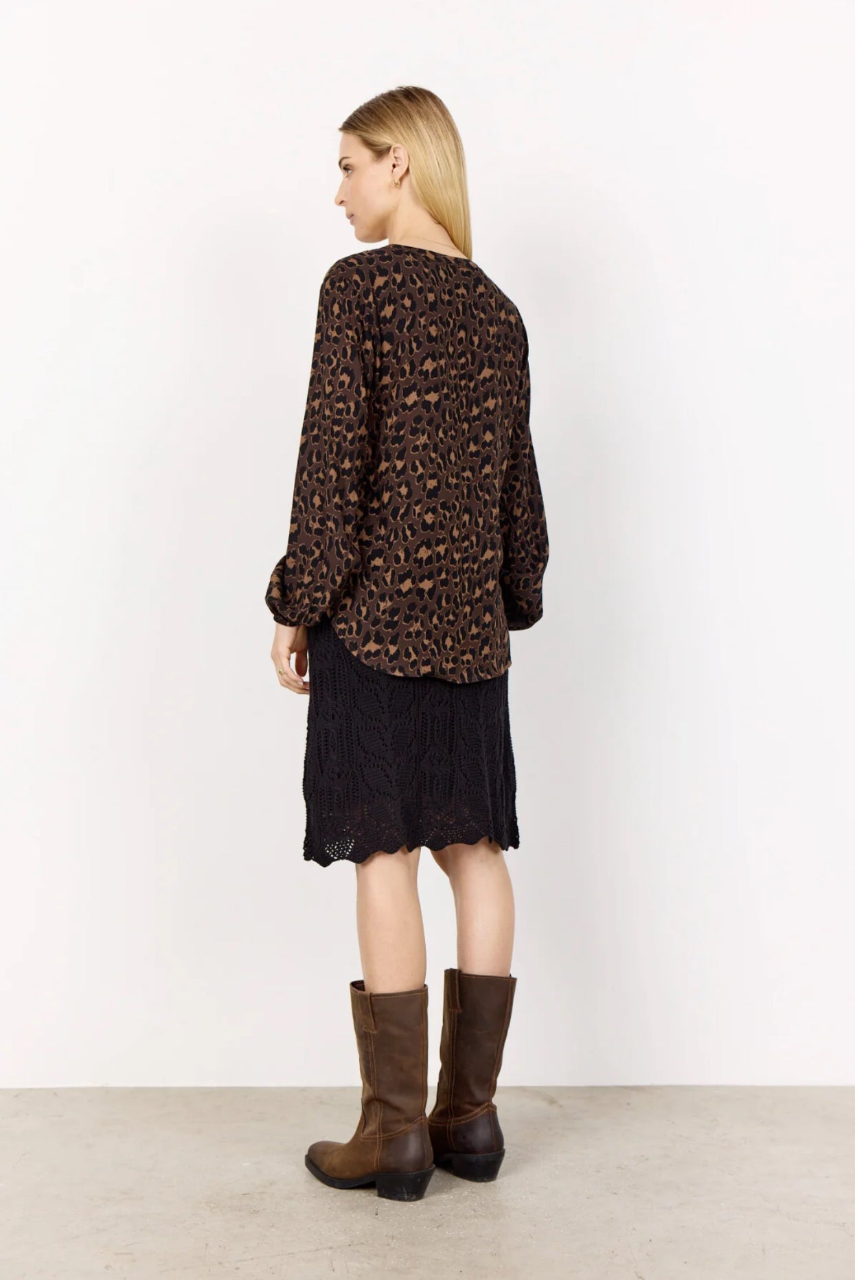 Soya Concept Safira Animal Print Blouse