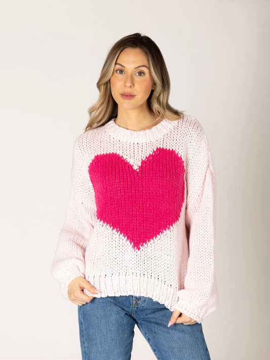 Lyla & Luxe Lucy Heart Sweater