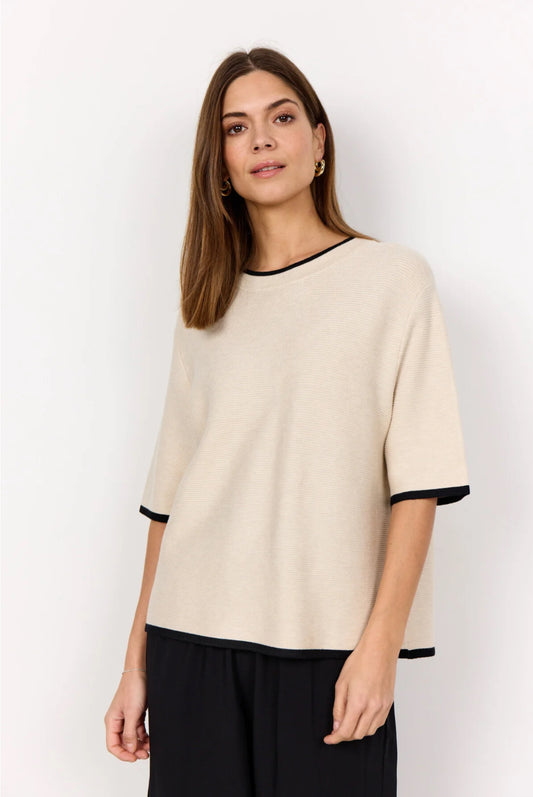 Soya Concept Dollie Pullover Top Cream