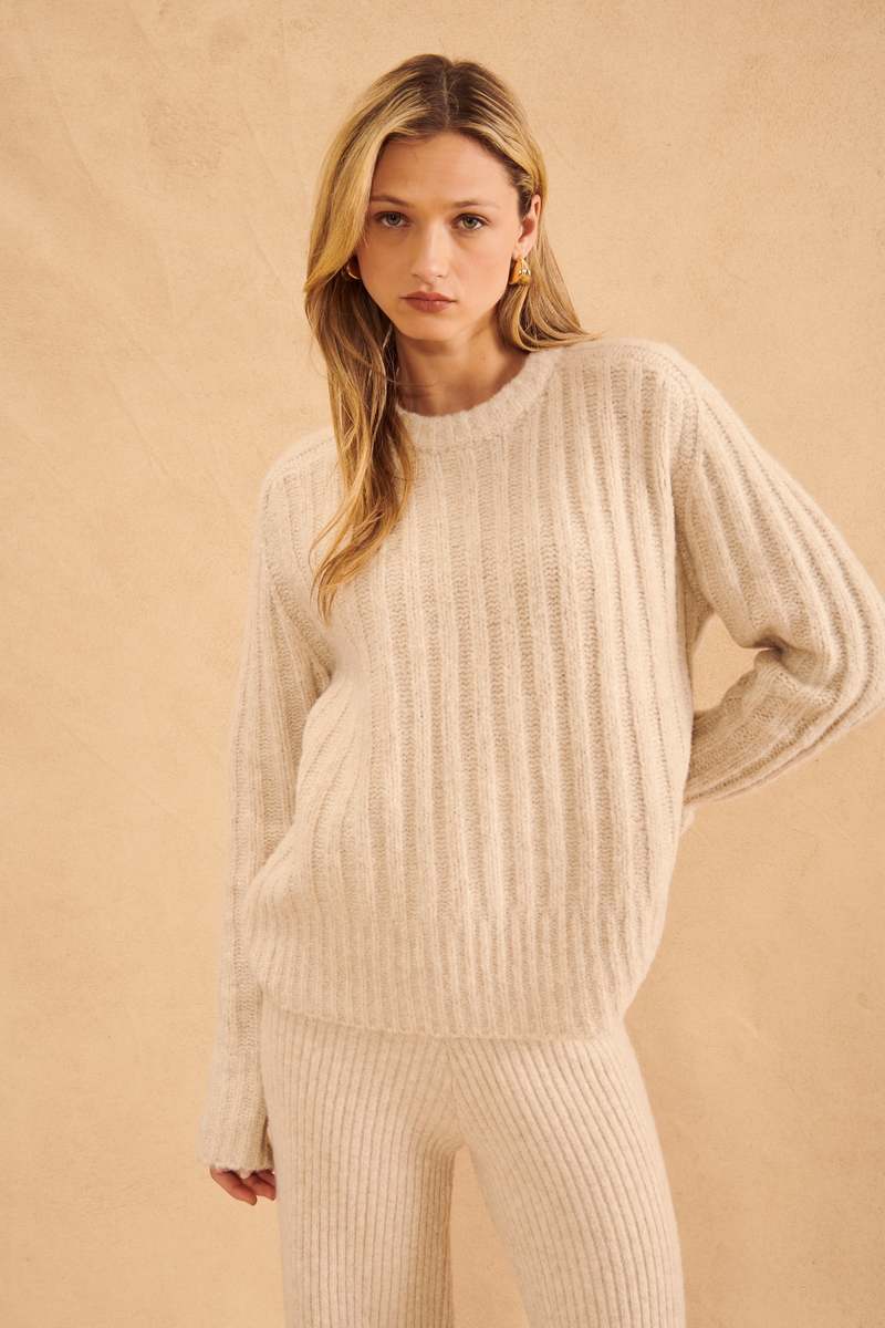 John & Jenn Elias Sweater Birch